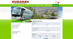 Desktop Screenshot of bilety-lotnicze.eurores.pl